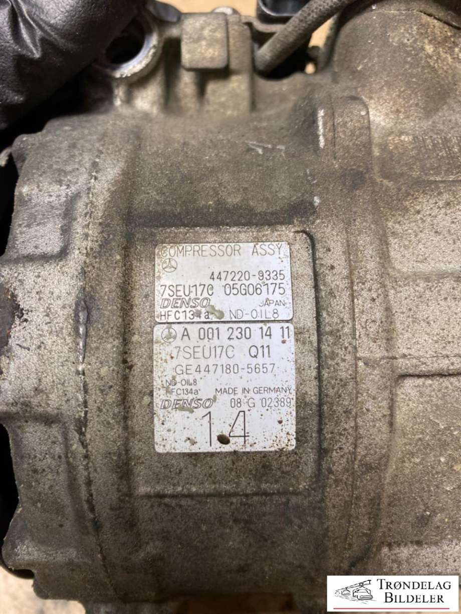 Aircondition kompressor til Mercedes E-Klasse 2002-2006 (Fase 1) (W211) (W211) (MERCEDES|447220-8224|A 000 230 65 11|A0002305111|A0002308011|A0002308111|A0002308511|A0002308811|A0002309011|A0012301411|A0012301711|A0012302811|A0012308111|A0022301911|A0022303411|A0022305011|A0022305111|A0022306511|A0022306611|813420|51-0142|813157|447220-8222|A0002308812|A0002309111|A0012300011|A0012300211|A0012300611|A0012301111|A0012301211|A0012301611|A0012301811|A0012302011|A0012302511|A0012302911|A0012308211|A0012304111)