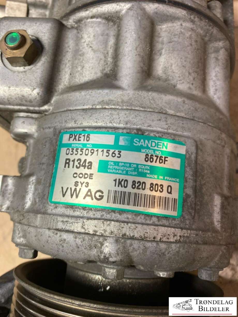 Aircondition kompressor til VW Passat 2005-2010 (B6) (B6) (VAG|5Q0820803F|5Q0820803K|890632|5Q0820803D|5Q0820803J|5Q0820803G|1K0820803A|1K0820803B|1K0 820 859 F|1K0 820 859 S|1K0820803L|1K0820803M|5Q0820803M|1K0820803G|1K0820803J|1K0820803K|1K0820803N|1K0820803P|1K0820803Q|1K0820803S|5K0820803|5K0820803A|5K0820803B|5K0820803C|5K0820803D|5K0820803E|5K0820803F|5K0820803G|5K0820803H|5K0820803J|5K0820803K|5N0820803|890633|5N0820803C|1K0 820 808 B|5N0820803H)