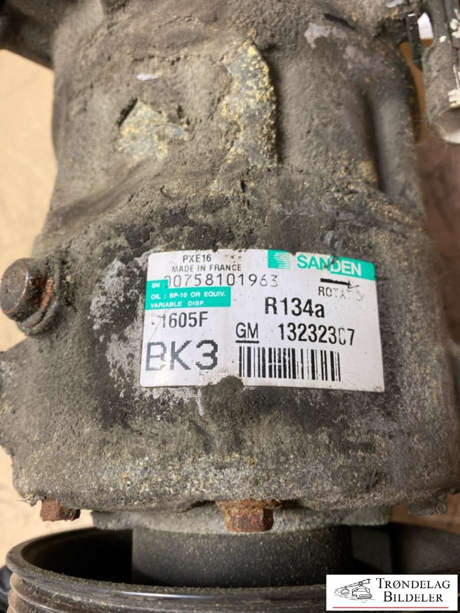 Aircondition kompressor til Opel Insignia A 2009-2014 (SANDEN|13250608|13271268|13395695|95516237|89425)