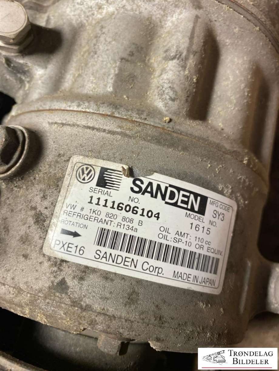 Aircondition kompressor til Škoda Superb 2008-2015 (Type II)  (SANDEN|5Q0820803F|5Q0820803K|890632|5Q0820803D|5Q0820803J|5Q0820803G|1K0820803A|1K0820803B|1K0820803H|1K0820803K|1K0 820 859 S|1K0820803M|5Q0820803M|5Q0 820 803 C|1K0820803J|1K0 820 859 T|1K0820803N|1K0820803P|1K0820803Q|1K0820803S|5K0820803|5K0820803A|5K0820803B|5K0820803C|5K0820803D|5K0820803E|5K0820803F|5K0820803G|5K0820803H|5K0820803J|5K0820803K|5N0820803|5N0820803A/B|5N0820803C|5N0820803D|5N0820803H)