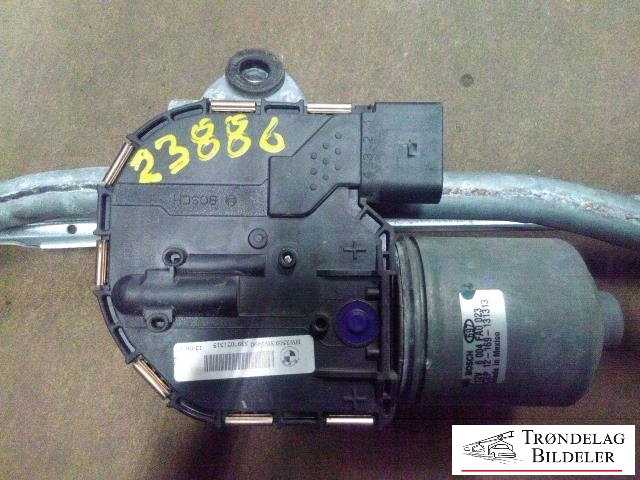 Viskermotor frontrute komplett m/overføring til BMW X3 2010-2017 (F25) (F25) (BOSCH|6004FA0023|)