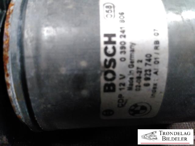 Viskermotor frontrute komplett m/overføring til BMW 7-Serie 2000-2008 (E65/E66/E67/E88) (E65/E66/E67/E88) (BOSCH|0390241806|6923740|61617116706 OVERFØRING)