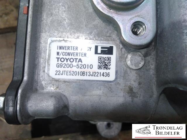 Inverter hybrid til Toyota Yaris 2012-2014 (Type III, Fase 1)  (G920052010|22JTE52010B13J221436|)