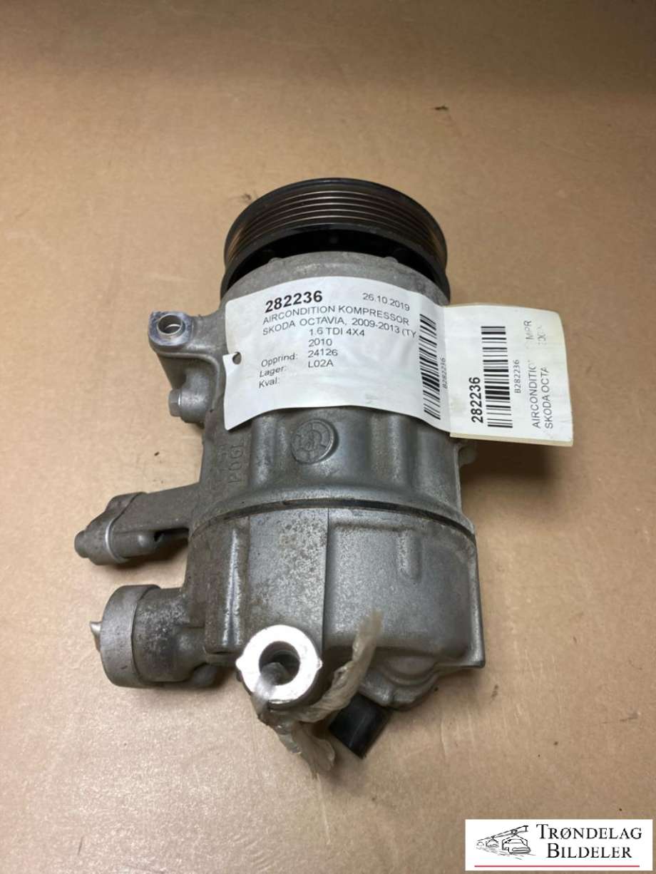 Aircondition kompressor til Škoda Octavia 2009-2013 (Type II, Fase 2) (SANDEN|5Q0820803F|5Q0820803K|890632|5Q0820803D|5Q0820803J|5Q0820803G|1K0820803A|1K0820803B|1K0820803H|1K0820803K|1K0 820 859 S|1K0820803M|5Q0820803M|5Q0 820 803 C|1K0820803J|1K0 820 859 T|1K0820803N|1K0820803P|1K0820803Q|1K0820803S|5K0820803|5K0820803A|5K0820803B|5K0820803C|5K0820803D|5K0820803E|5K0820803F|5K0820803G|5K0820803H|5K0820803J|5K0820803K|5N0820803|5N0820803A/B|5N0820803C|5N0820803D|5N0820803H)