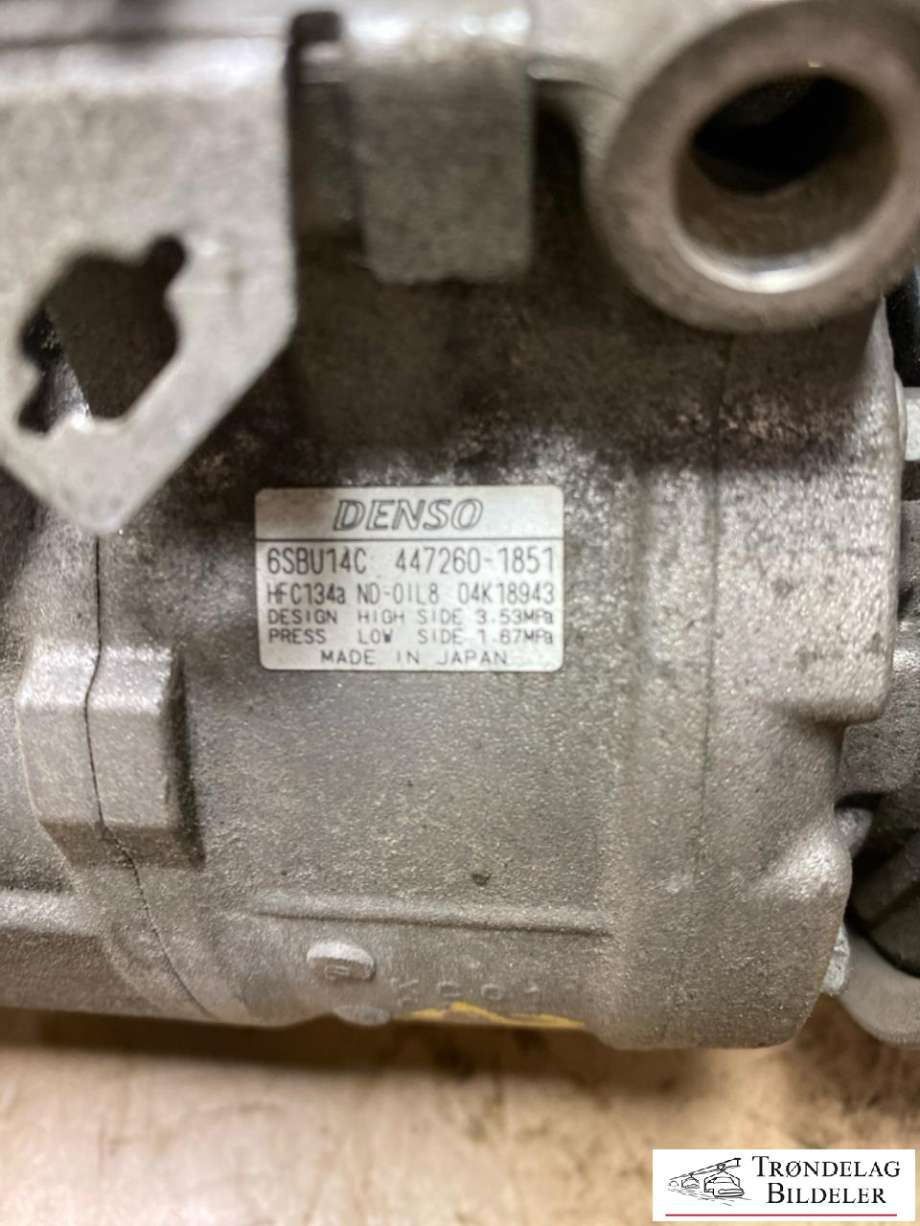 Aircondition kompressor til BMW 5-Serie 2003-2010 (E60/E61) (E60/E61) (DENSO|64526987862|447260-1852|6SBU14C|890628|447280-1851|447260-1851|SB4270096|4472601850|5447220293|SB4179791|)