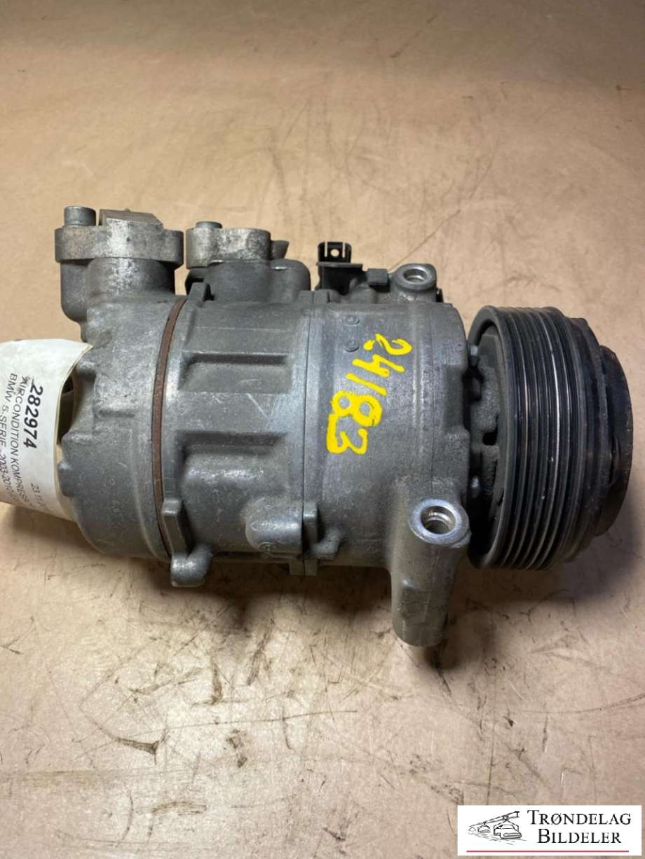 Aircondition kompressor til BMW 5-Serie 2003-2010 (E60/E61) (E60/E61) (DENSO|64526987862|447260-1852|6SBU14C|890628|447280-1851|447260-1851|SB4270096|4472601850|5447220293|SB4179791|)