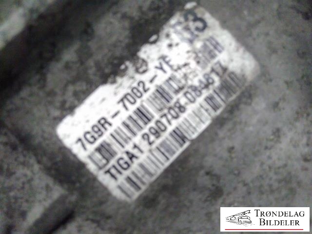 Girkasse manuell 6-trinn til Ford Mondeo 2007-2010 (Type IV, Fase 1)  (7G9R7002YF|TIGA1290708084817|)