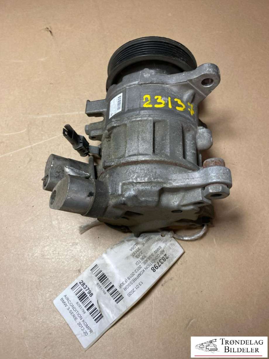 Aircondition kompressor til BMW 3-Serie, 2012-2018 (F30/F31/F34) (F30/F31/F34) (DENSO|9223695|64529223695)