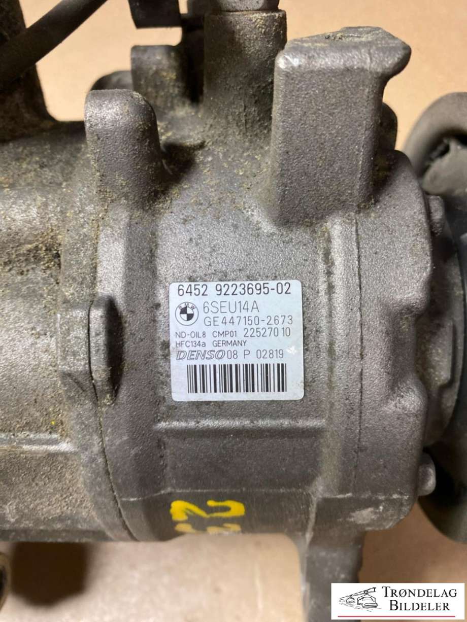 Aircondition kompressor til BMW 3-Serie 2012-2018 (F30/F31/F34) (F30/F31/F34) (DENSO|9223695|64529223695|4471502672|89593|64 52 9 223 695)