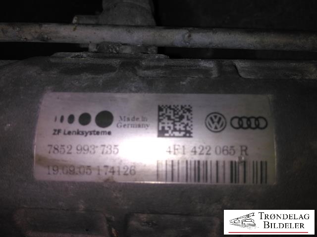 Tannstang til Audi A6 2005-2008 (Type III, Fase 1) (C6) (C6) (ZF|4F1422065R|7852993735|)