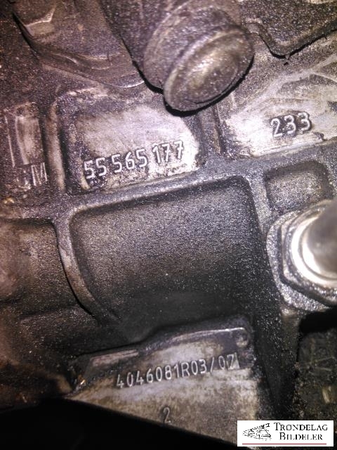 Girkasse manuell til Opel Corsa D, 2006-2014  (55565177)