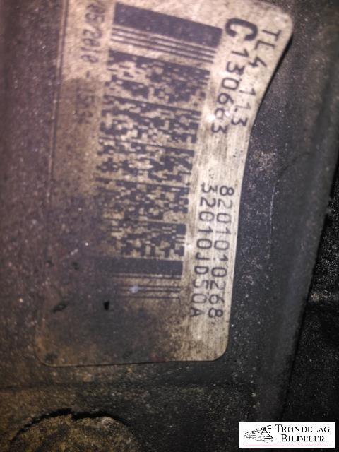 Girkasse manuell 6-trinn til Nissan Qashqai 2010-2014 (Type I, Fase 2)  (TL4 113|8201010268|32010JD50A)