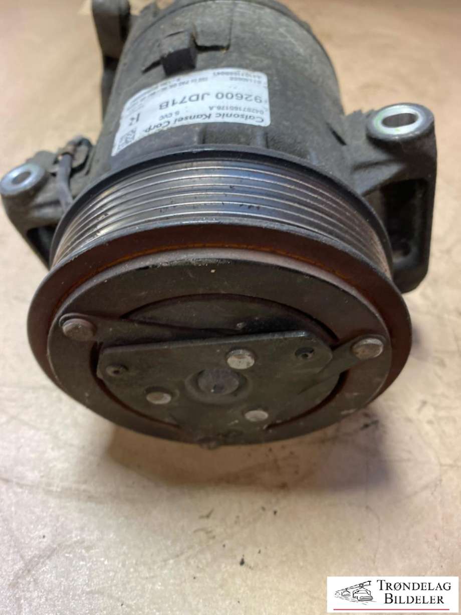 Aircondition kompressor til Nissan X-Trail 2007-2014 (T31) (T31) (CALSONIC KANSEI|92600JD71B|7711368525|8200356576|8200669284|8200855146|92600BB60A|92600BB61A|92600BR00A|92600BB61B|92600BB61C|92600BR01A|92600BR70A|92600JD00R|92600JD700|)