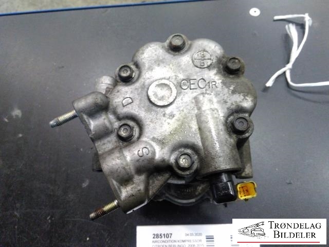 Aircondition kompressor til Citroën Berlingo 2008-2015 (Type II, Fase 1)  (SANDEN|9678656080|SD6C12|1673408145)