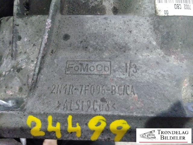 Girkasse manuell til Ford Fiesta 2008-2012 (Type VI, Fase 1)  (FOMOCO|2N1R-7F094-EC|)