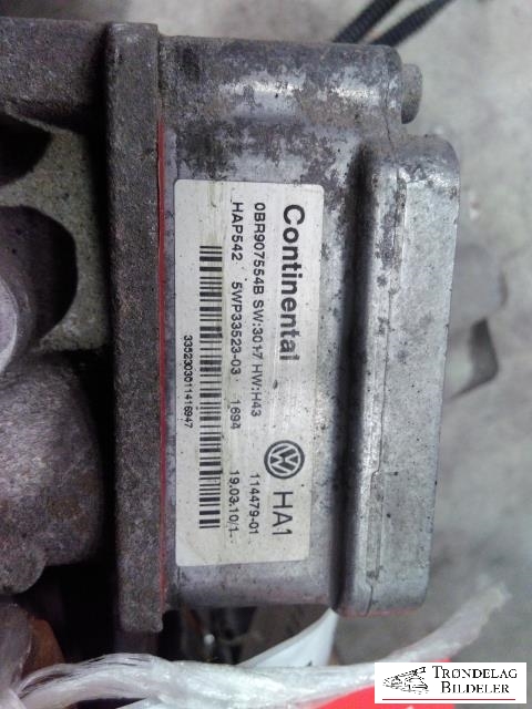 Kardang klokke bak til Škoda Octavia 2009-2013 (Type II, Fase 2)  (385267 390410|)