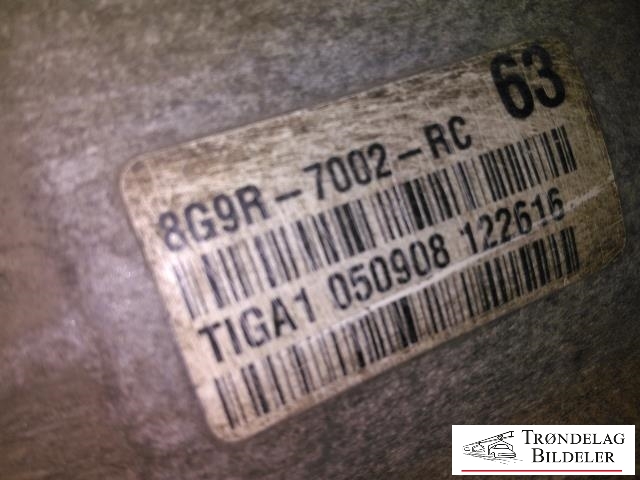 Girkasse manuell til Volvo V70 2007-2013 (Type III, Fase 1) (8G9R7002RC|TIGA1050908122616|)