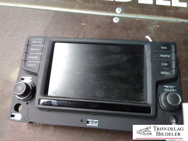 Bilstereo navigasjon skjerm til VW Passat, 2015-2019 (Fase 1) (B8) (B8) (VAG|3G919605D)
