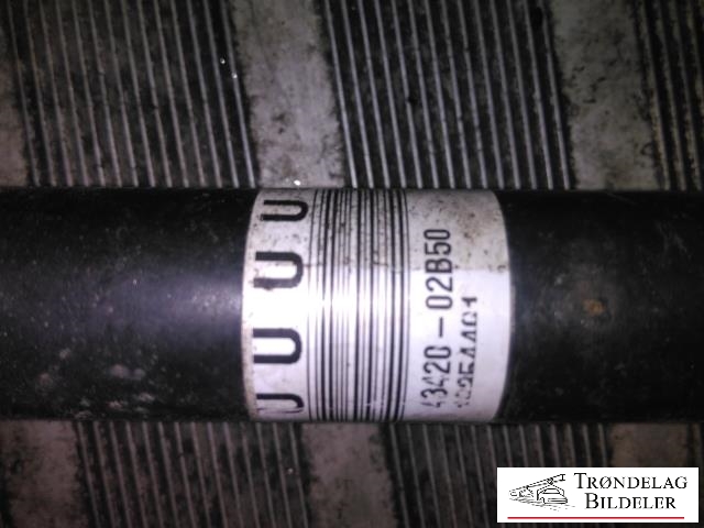 Drivaksel venstre foran, diesel/manuell til Toyota Auris 2013-2015 (Type II, Fase 1)  (43420-02B50|)