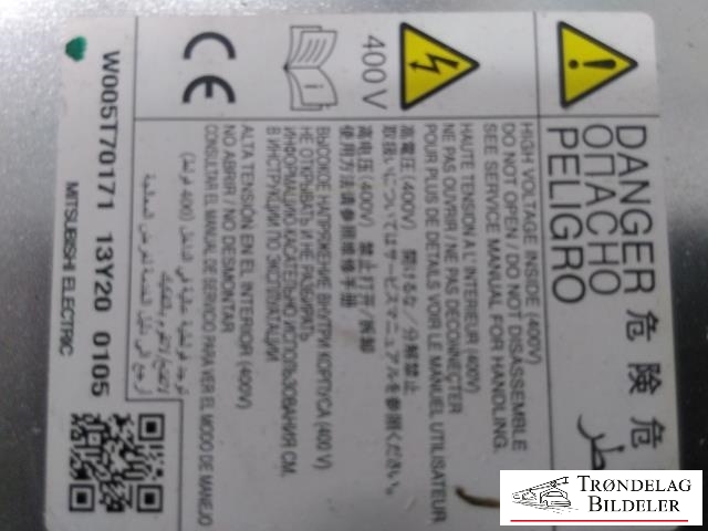 Inverter hybrid til Mitsubishi Outlander 2012-2015 (Type III, Fase 1)  (W005T70171|13Y200105|)