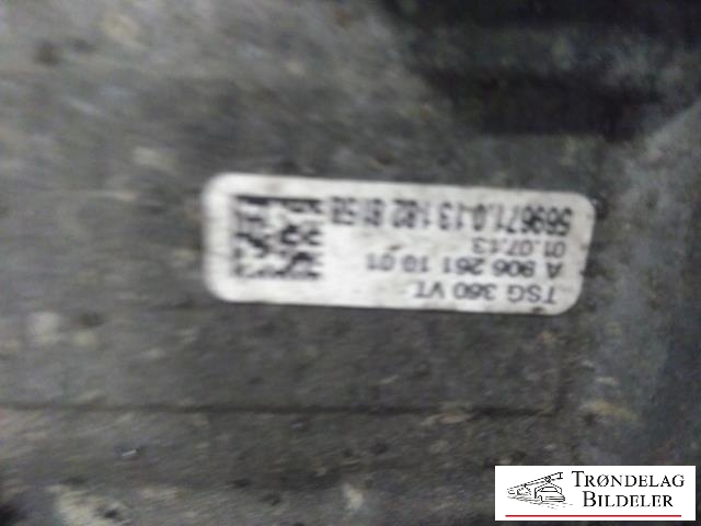 Girkasse manuell 6-trinn til Mercedes Sprinter 2006-2013 (Fase 1) (906) (906) (A9062602301|)