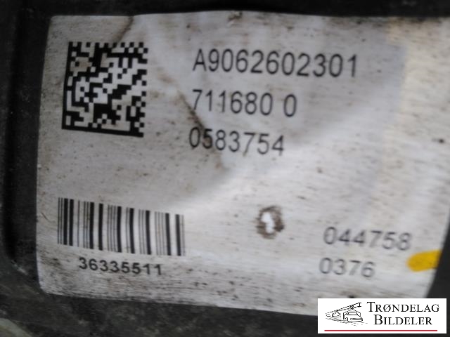 Girkasse manuell 6-trinn til Mercedes Sprinter 2006-2013 (Fase 1) (906) (906) (A9062602301|)