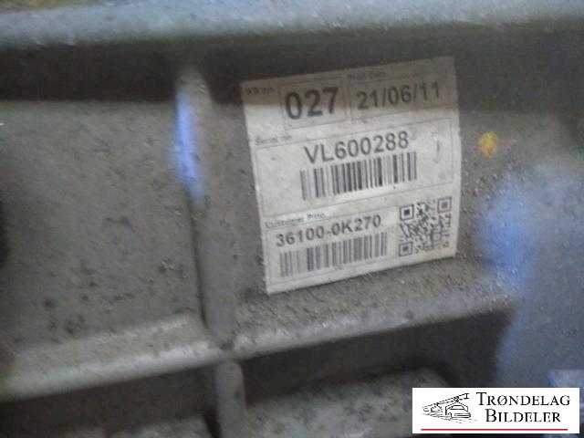 Girkasse 4WD komplett til Toyota Hilux 2006-2011  (VL600288|361000K270|L619269)