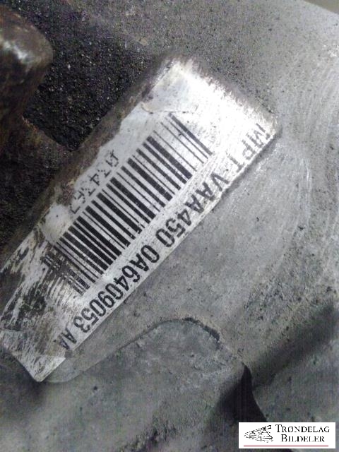 Girkasse 4WD komplett til VW Tiguan 2007-2011 (Type I, Fase 1)  (KUG|0A6 300 044 N|)