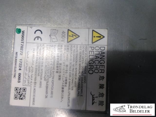 Batterilader (OBC - On Board Charger) til Mitsubishi Outlander 2015-->> (Type III, Fase 2)  (MITSUBISHI|W005T70272|172240003|400V)