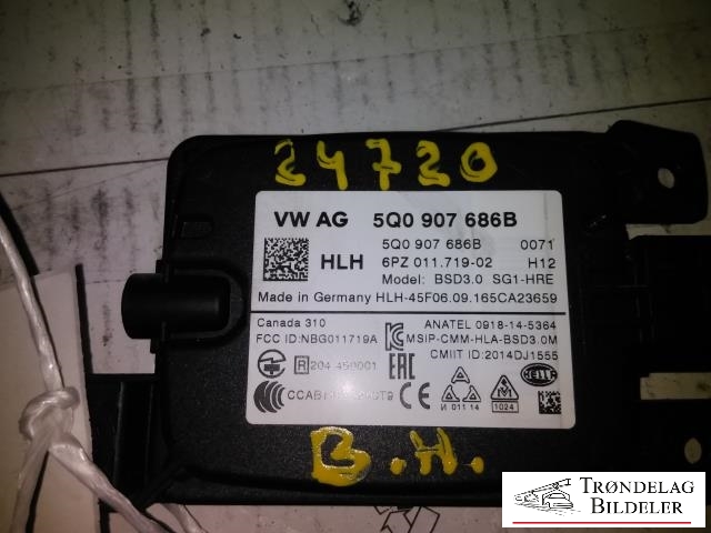 Sensor radar til VW Sharan 2010-->> (Type II)  (5Q0907686B|)
