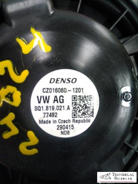 Varmeapparat motor til VW Passat 2015-2019 (Fase 1) (B8) (B8)