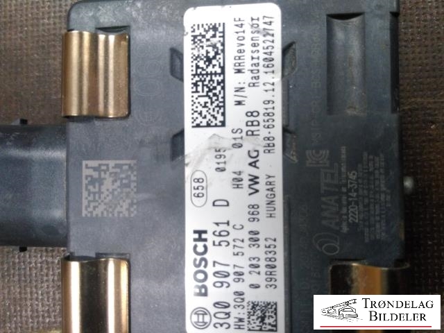 Sensor radar til VW Passat 2015-2019 (Fase 1) (B8) (B8) (BOSCH|3Q0907561D|)