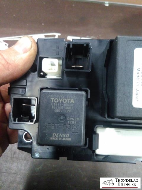 Sikringsboks til Toyota Auris 2010-2012 (Type I, Fase 2)