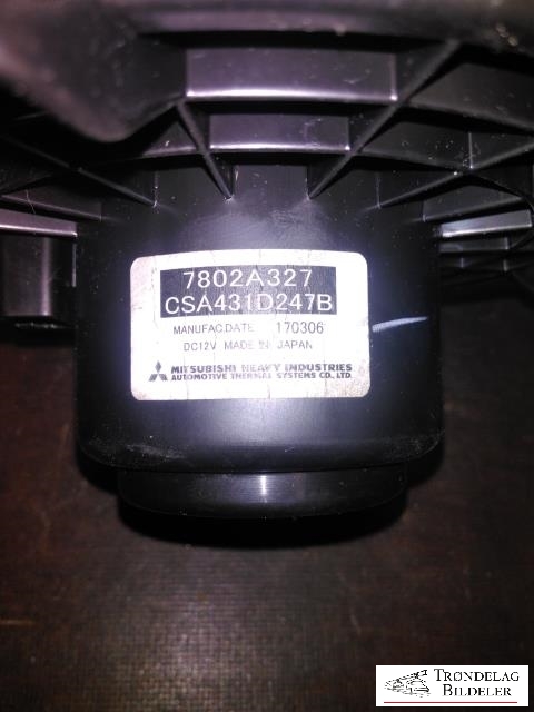 Varmeapparat motor til Mitsubishi Outlander 2015-->> (Type III, Fase 2)  (7802A327|)