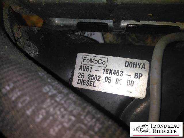 Dieselvarmer til Ford Focus 2014-2018 (Type III, Fase 2)  (FOMOCO|AV6118K463BP|)