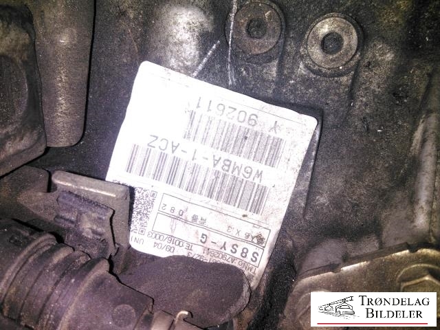 Girkasse 4WD komplett til Mitsubishi Outlander 2007-2010 (Type II, Fase 1)  (2500A092|W6MBA1ACZ|)