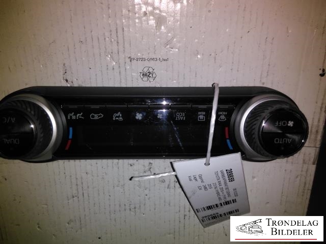 Varmeapparat betjening til Toyota RAV4, 2019-->> (Type V)  (5590042610609)
