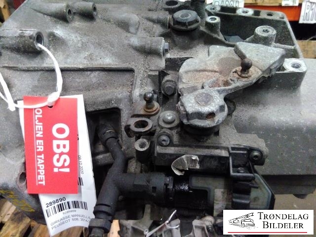 Girkasse manuell 6-trinn til Peugeot 508 2014-2018 (Type I, Fase 2)