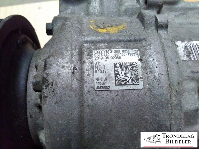 Aircondition kompressor til Audi A5 2007-2016 (Type I) (DENSO|4G0 260 805 D|4M0820803|8K0260805M|8T0260805E|8T0260805N|890602)