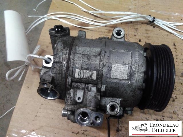 Aircondition kompressor til Škoda Fabia, 2007-2010 (Type II, Fase 1)  (DENSO|89026|07E01328|6Q080806G|6Q0820803B|6Q0820803D)