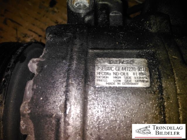 Aircondition kompressor til BMW 5-Serie 2003-2010 (E60/E61) (E60/E61) (DENSO|64 50 9 174 802|4471806763|691785904|7SEU17C|GE4471806764|GE447220-9371|89116|64506901783|64509118602|64509174802|64509180548|64526917805|64526917859|64526983098)