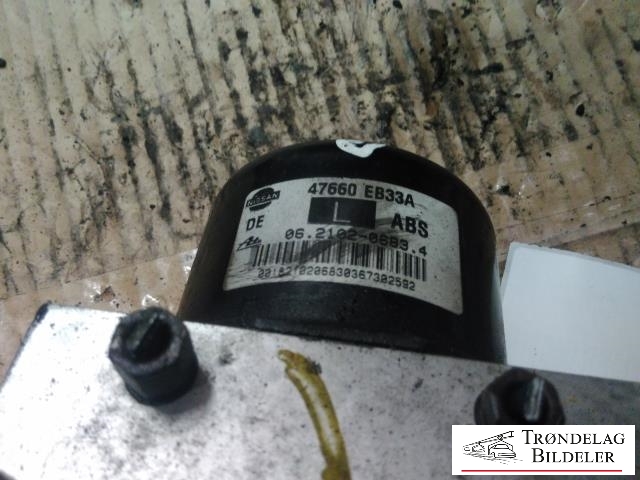ABS sentral til Nissan Navara 2005-2010 (Fase 1) (D40) (D40) (ATE|47660 EB33A|00404911D0|)