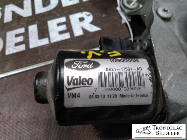 Viskermotor foran venstre til Ford Transit Custom 2013-2023 (Type I)  (VALEO|W000030905|BK21-17501-AD|)