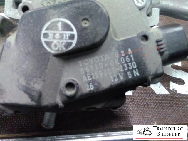 Viskermotor frontrute komplett m/overføring til Toyota Hilux 2006-2011 (TOYOTA|85110-0K061|AE159300-2330|)