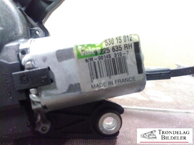 Viskermotor bakrute høyre til Opel Combo C 2002-2011  (VALEO|530 15 012|9 225 635 RH|)