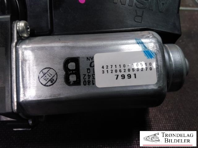 Viskermotor bakrute til Mitsubishi Outlander 2012-2015 (Type III, Fase 1)  (427110-10510|)