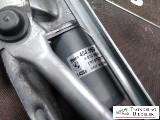 Viskermotor frontrute komplett m/overføring til BMW 3-Serie 2005-2011 (E90/E91/E92/E93) (E90/E91/E92/E93) (VALEO|6978263-01|404.959 12V|)