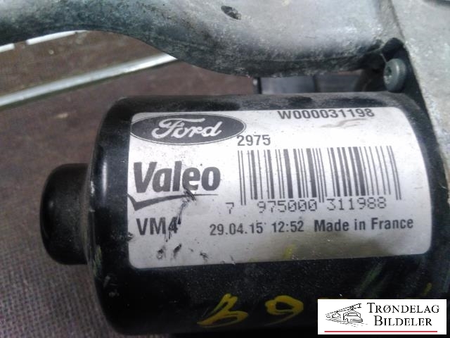 Viskermotor frontrute komplett m/overføring til Ford Mondeo 2014-2019 (Type V, Fase 1)  (VALEO|W000031198|)