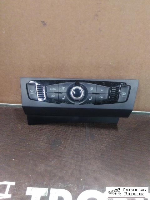 Varmeapparat betjening til Audi A4, 2007-2014 (Type IV) (B8) (B8) (8K1820043R)