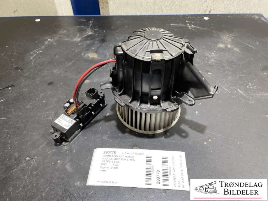Varmeapparat motor til Audi A4 2007-2014 (Type IV) (B8) (B8) (BOSCH|8T1 820 021|8T0 820 521 A|)